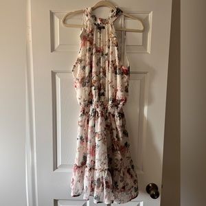 Floral halter dress